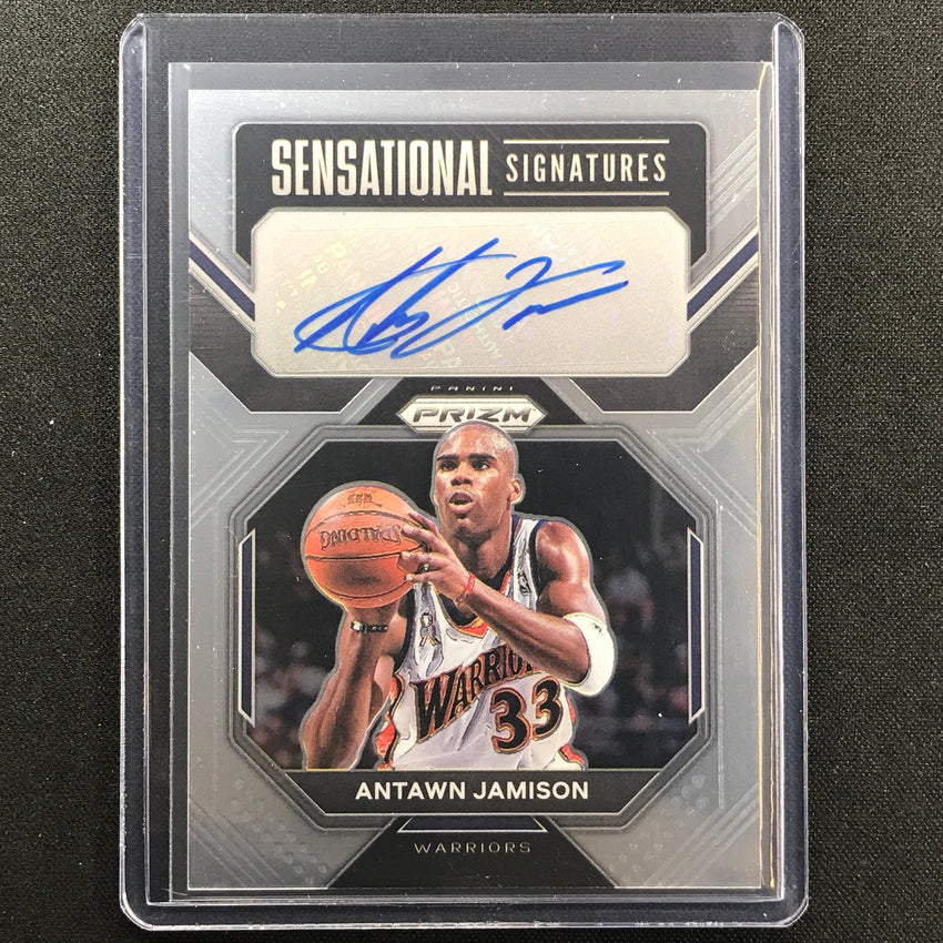 2022-23 Prizm Antawn Jamison Sensational Signatures Auto Base No Aj