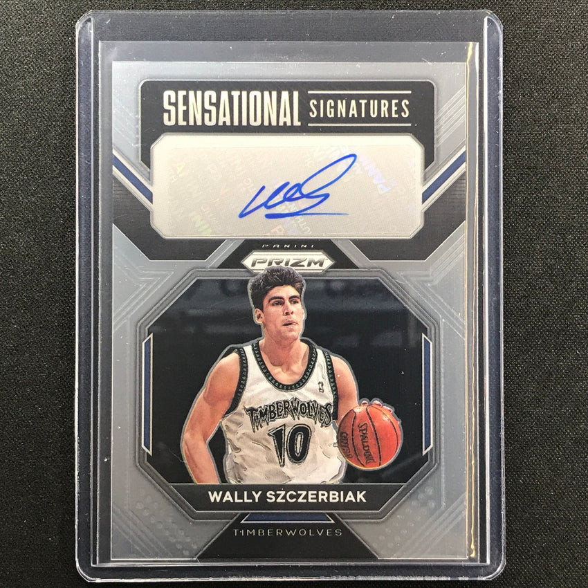 2022-23 Prizm WALLY SZCERZBIAK Sensational Signatures Auto Base #WS