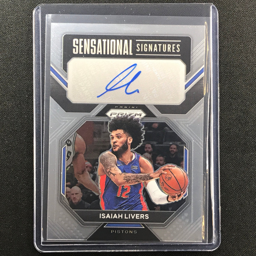 2022-23 Prizm ISAIAH LIVERS Sensational Signatures Auto Base #IL