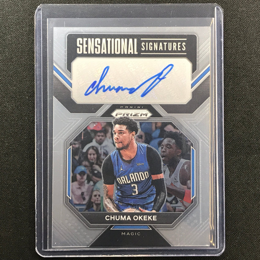 2022-23 Prizm CHUMA OKEKE Sensational Signatures Auto Base #CO