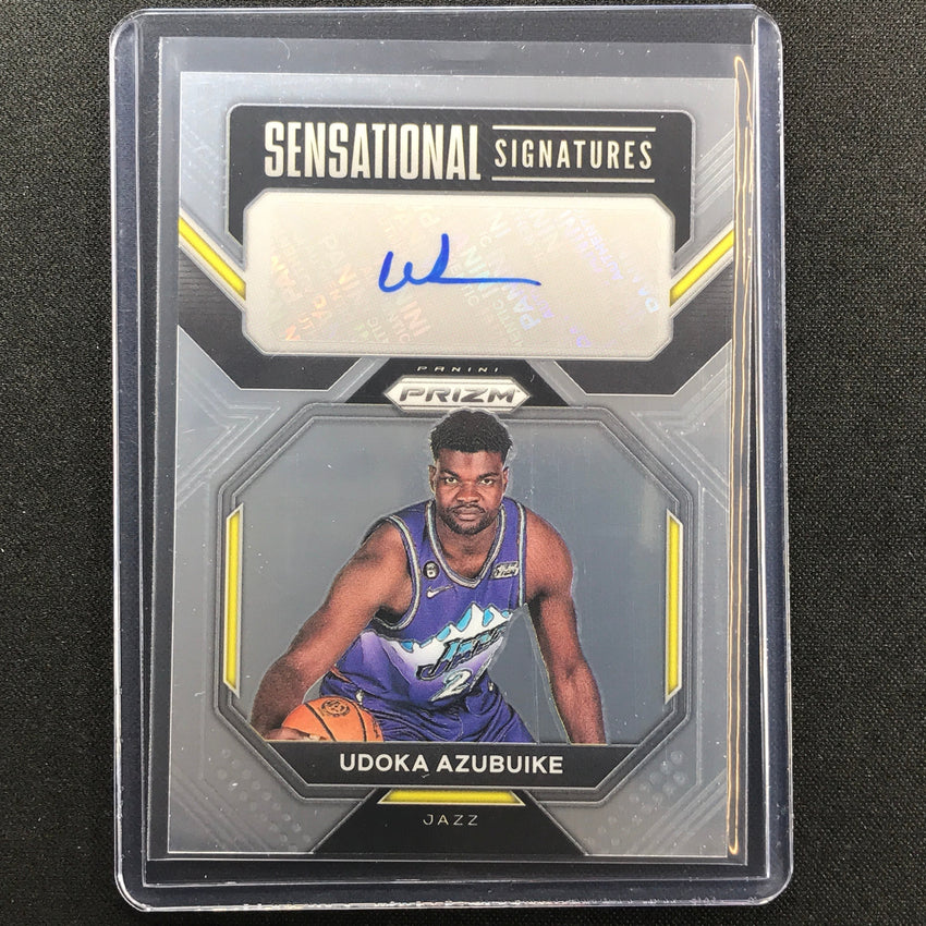 2022-23 Prizm UDOKA AZUBUIKE Sensational Signatures Auto Base #UA