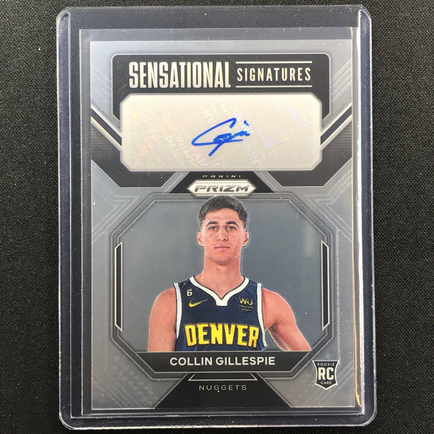 2022-23 Prizm COLLIN GILLESPIE Sensational Signatures Rookie Auto Base #CG