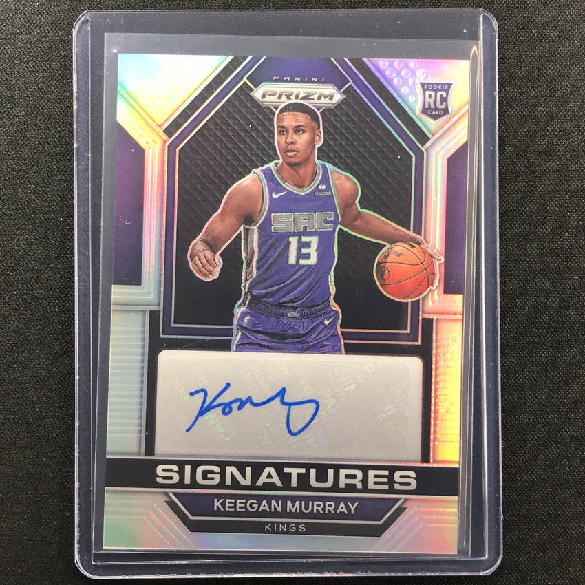 2022-23 Prizm KEEGAN MURRAY Rookie Signatures Auto Silver Prizm SP #KMU