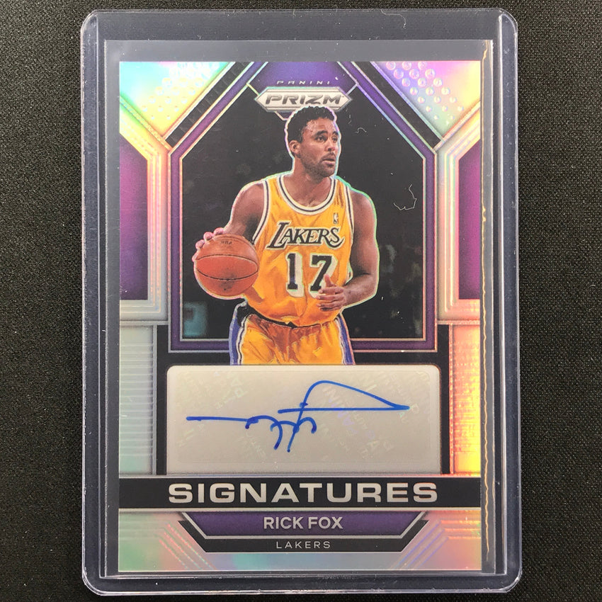 2022-23 Prizm RICK FOX Signatures Auto Silver Prizm SP #RFX