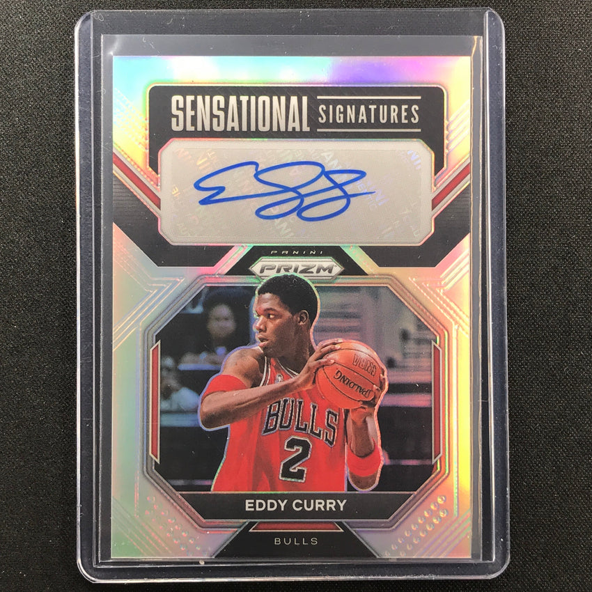 2022-23 Prizm EDDY CURRY Sensational Signatures Auto Silver Prizm SP #EC