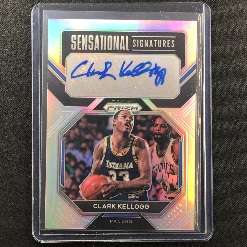 2022-23 Prizm CLARK KELLOGG Sensational Signatures Auto Silver Prizm SP #CK