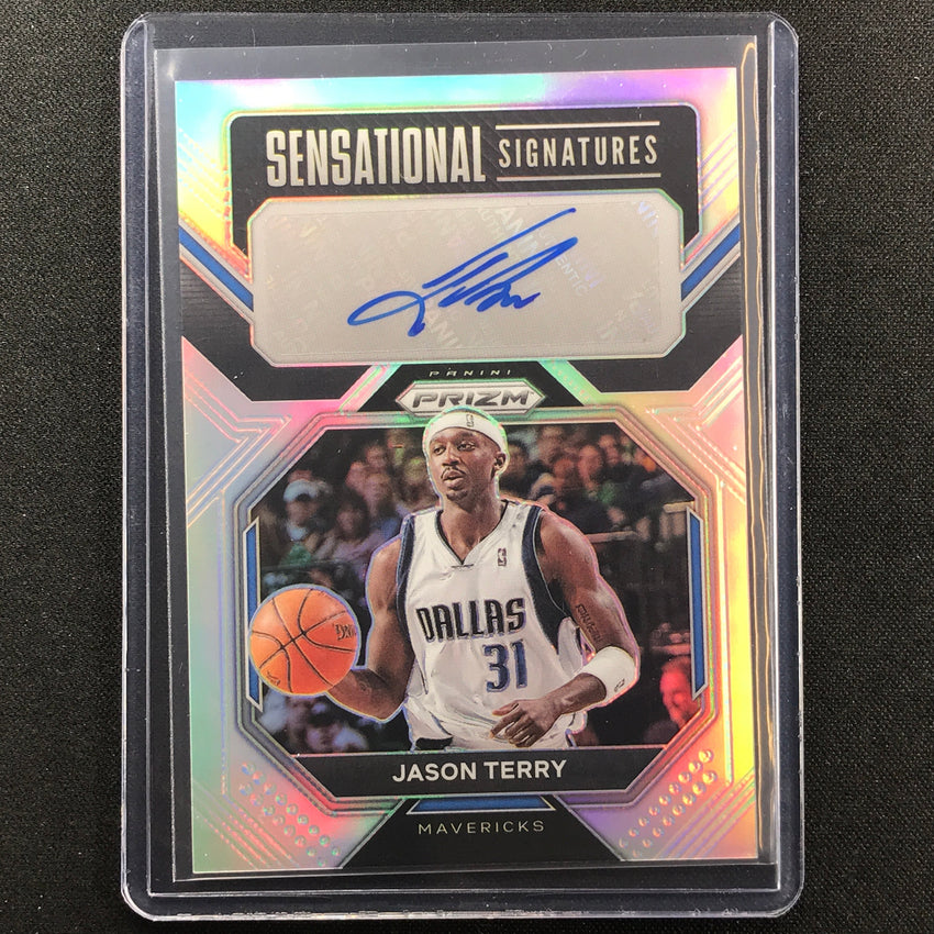 2022-23 Prizm JASON TERRY Sensational Signatures Auto Silver Prizm SP #JT