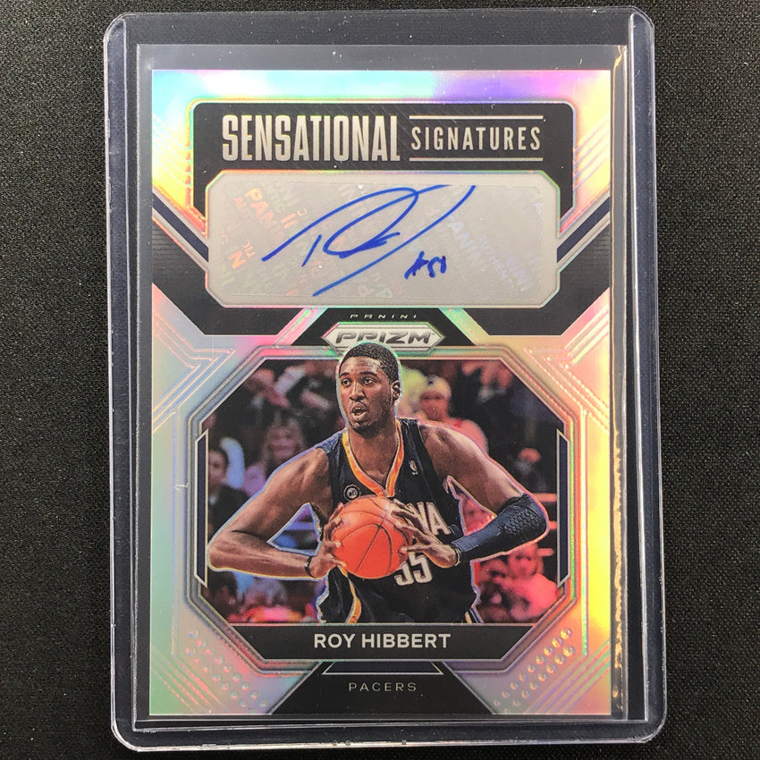 2022-23 Prizm ROY HIBBERT Sensational Signatures Auto Silver Prizm SP #RH
