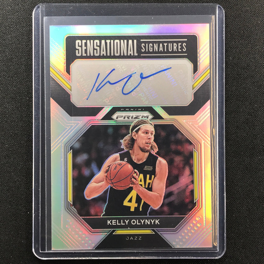 2022-23 Prizm KELLY OLYNYK Sensational Signatures Auto Silver Prizm SP #KO