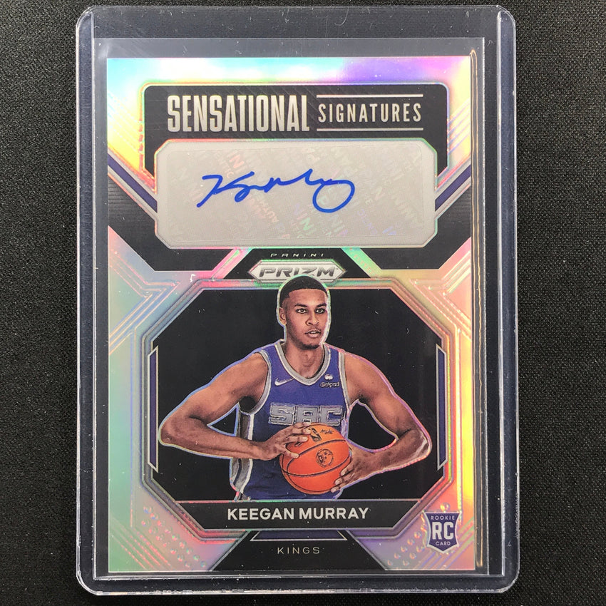 2022-23 Prizm KEEGAN MURRAY Sensational Signatures Rookie Auto Silver SP #KY