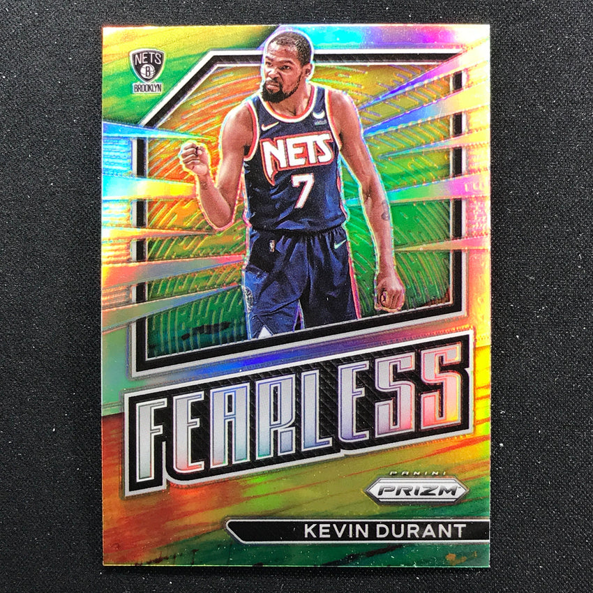 2022-23 Prizm KEVIN DURANT Fearless Silver Prizm #7