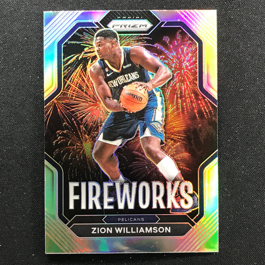 2022-23 Prizm ZION WILLIAMSON Fireworks Silver Prizm #8