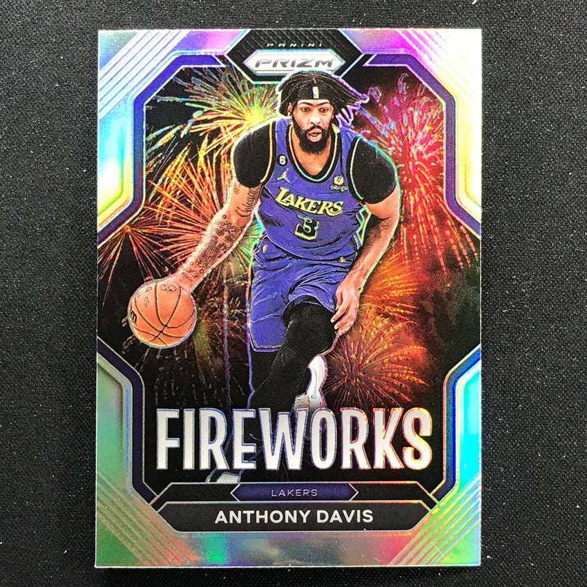 2022-23 Prizm ANTHONY DAVIS Fireworks Silver Prizm #12