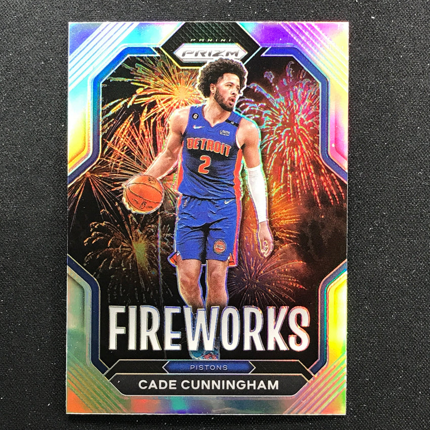2022-23 Prizm CADE CUNNINGHAM Fireworks Silver Prizm #20