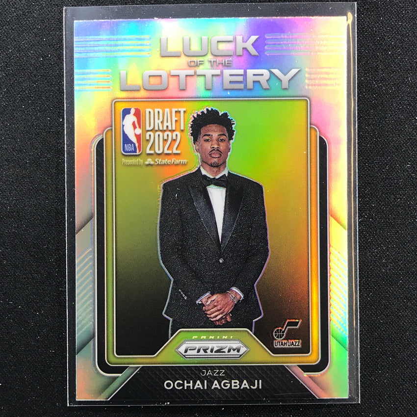 2022-23 Prizm OCHAI AGBAJI Luck of the Lottery Rookie Silver Prizm #3