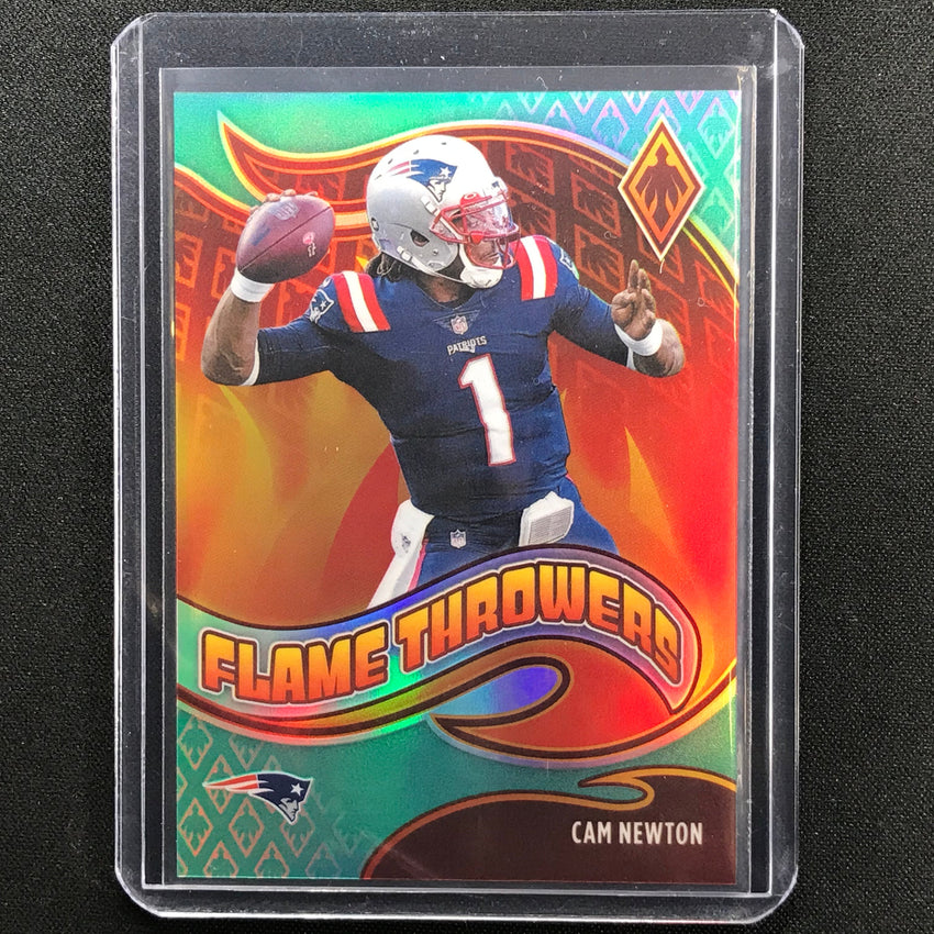 2021 Phoenix Cam Newton Flame Throwers Teal /149