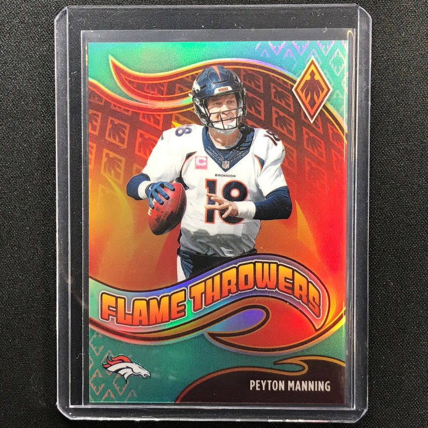 2021 Phoenix Peyton Manning Flame Throwers Teal /149