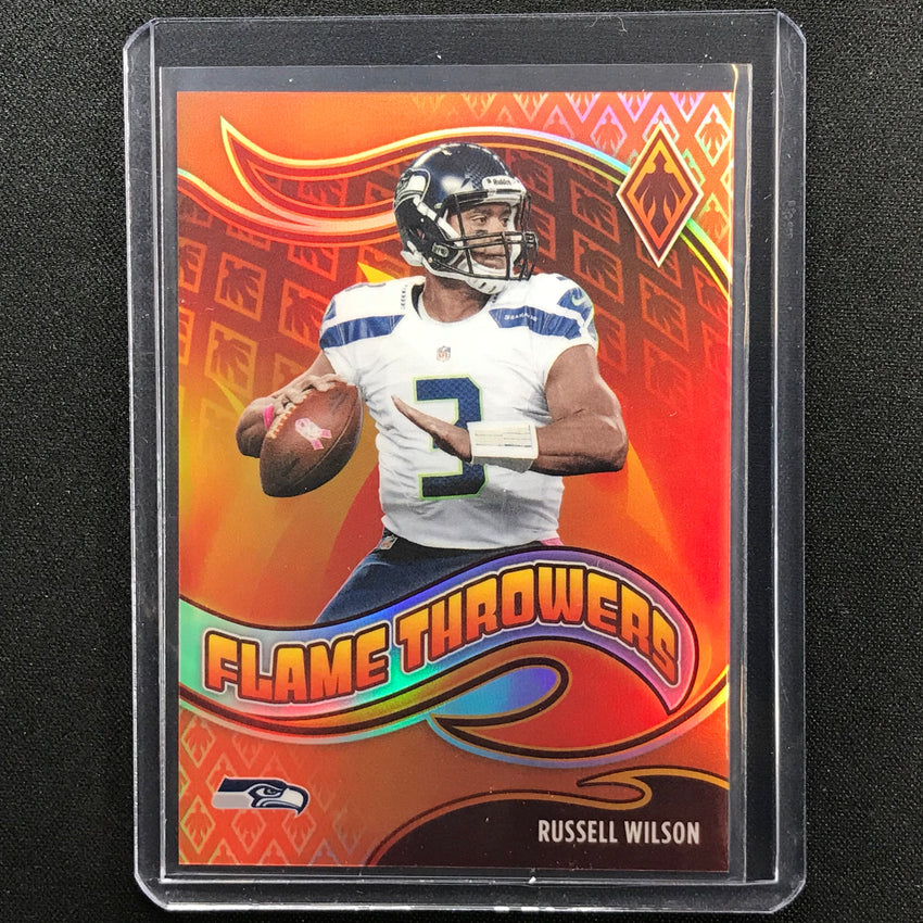 2021 Phoenix Russell Wilson Flame Throwers Orange 79/99