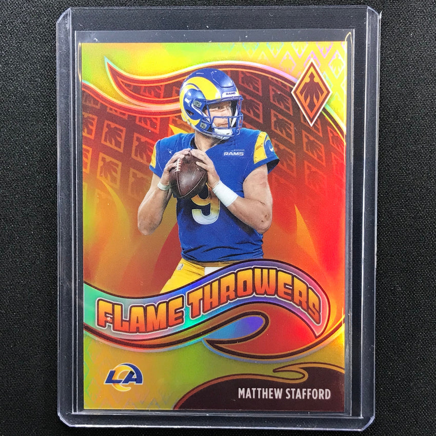2021 Phoenix Matthew Stafford Flame Throwers Yellow 54/75