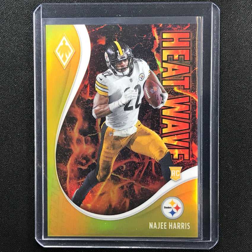 2021 Phoenix Najee Harris Rookie Heat Wave Yellow 11/75