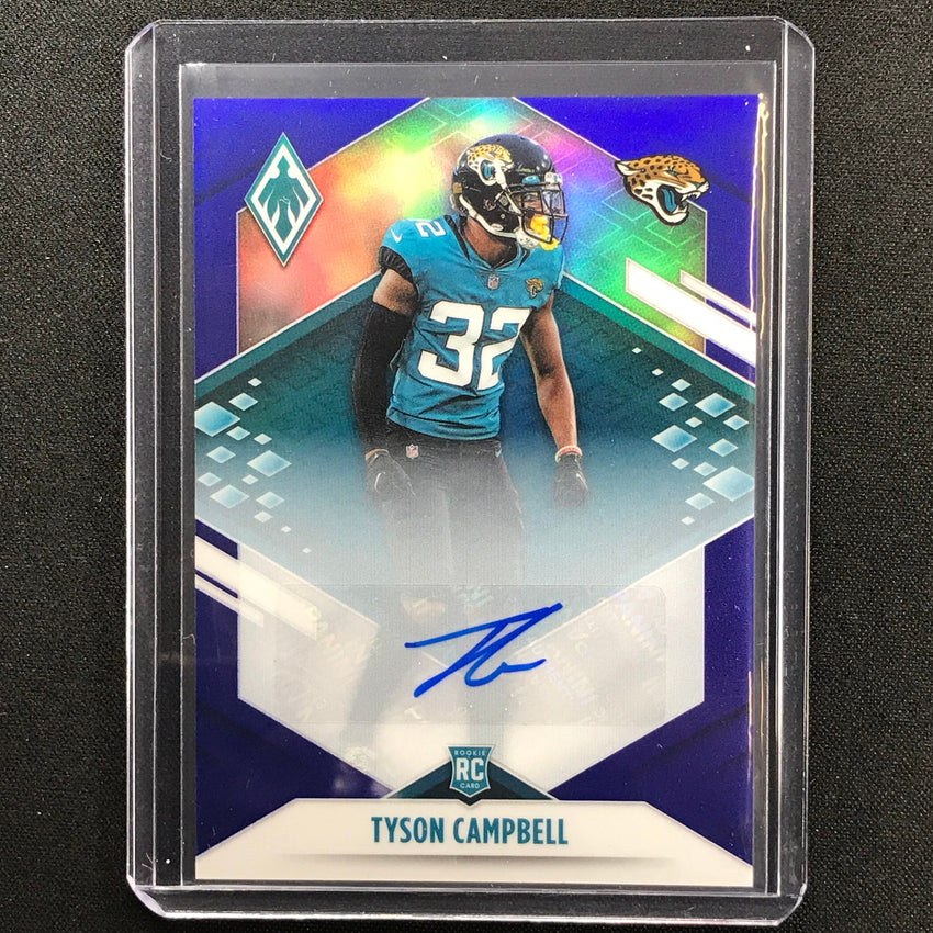 2021 Phoenix Tyson Campbell Rookie Autographs Blue 8/25