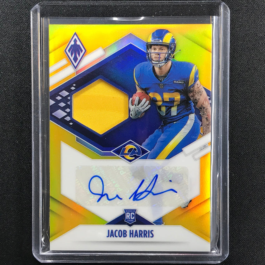 2021 Phoenix Jacob Harris Rps Rookie Jersey Auto Yellow 9/75