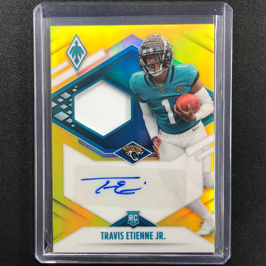 2021 Phoenix Travis Etienne Jr. Rps Rookie Jersey Auto Yellow 5/35