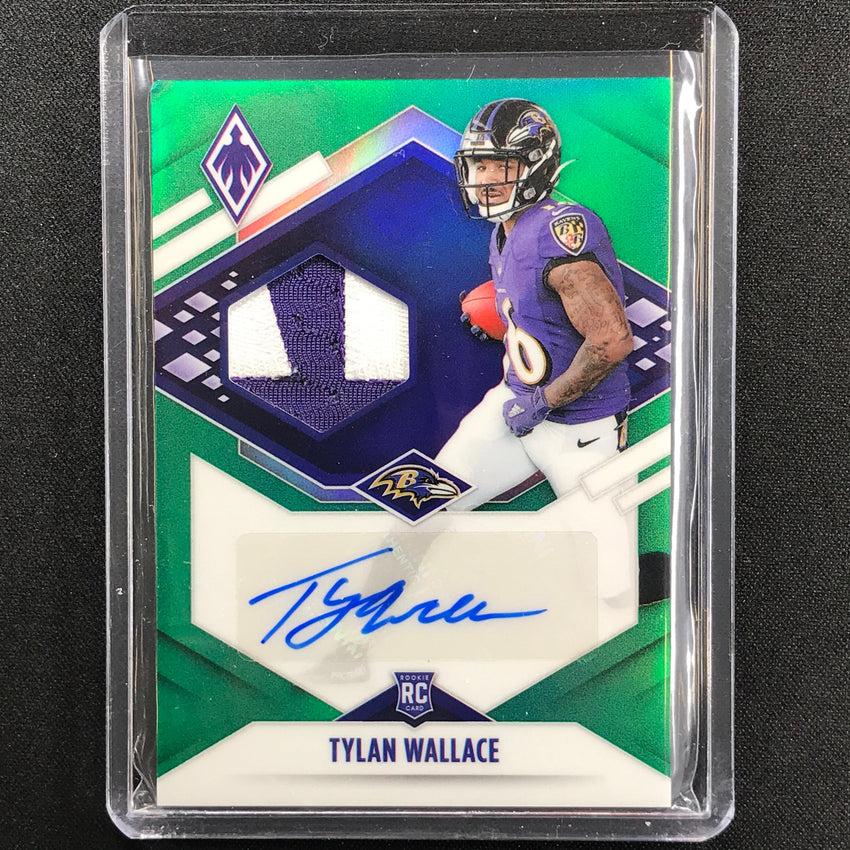 2021 Phoenix Tylan Wallace Rps Rookie Patch Auto Prime Green 3/25