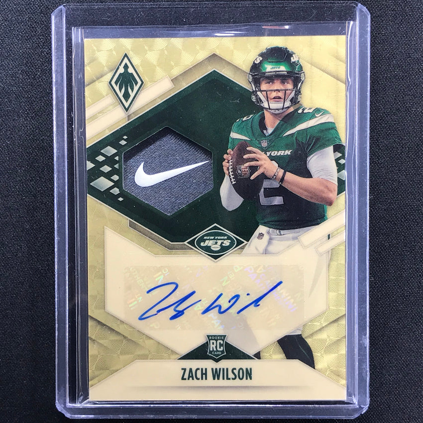 2021 Phoenix Zach Wilson Rps Rookie Patch Auto Laundry Tag Brand Logo 1/1 Nike