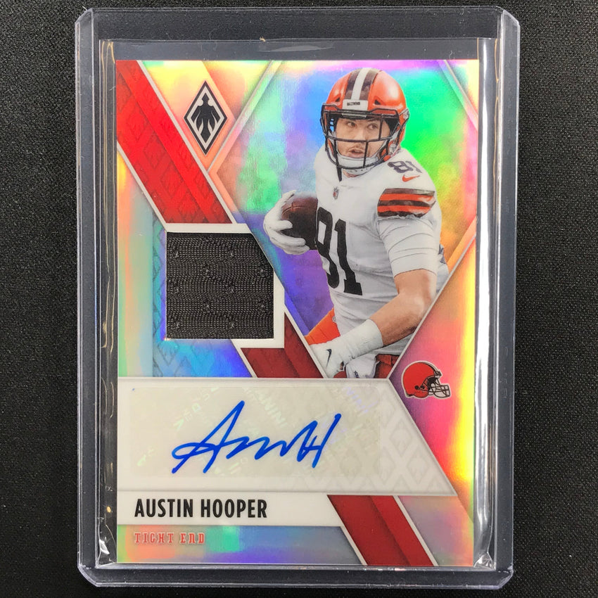 2021 Phoenix Austin Hooper Veteran Materials Jersey Auto Silver 23/50