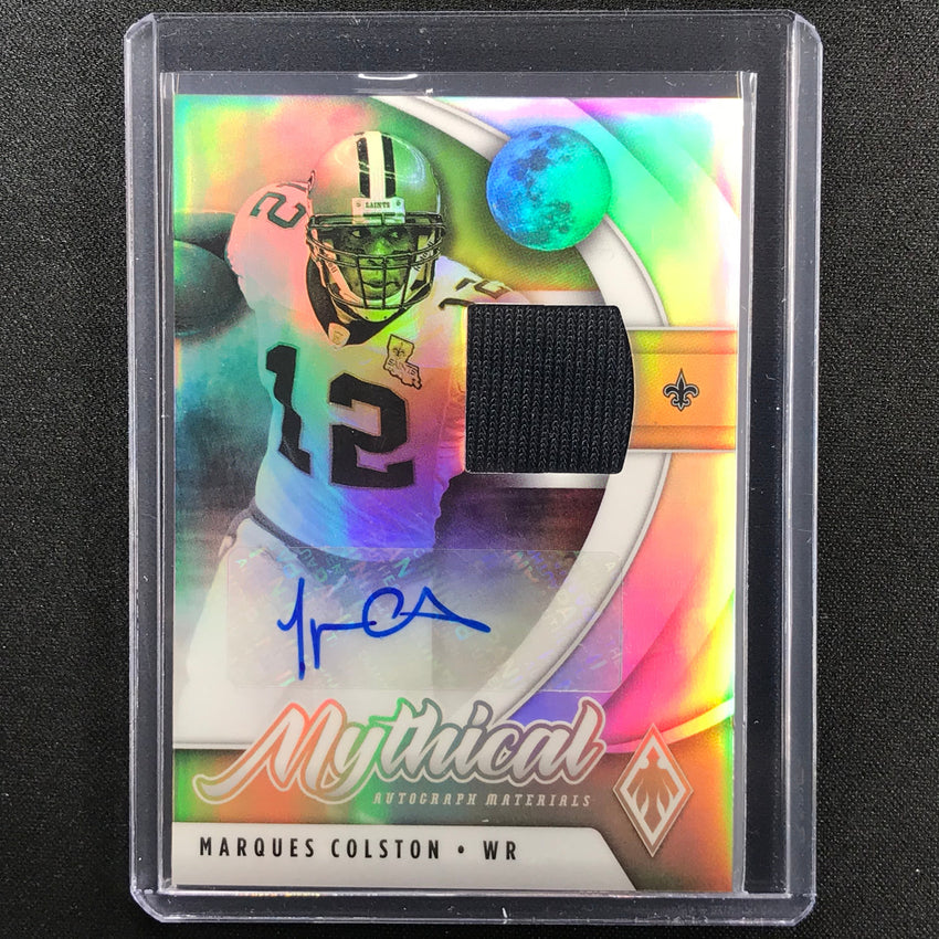 2021 Phoenix Marques Colston Mythical Materials Jersey Auto Silver 28/50
