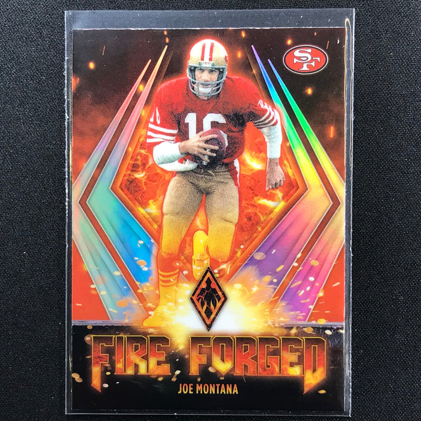 2021 Phoenix Joe Montana Fire Forged Silver No 8