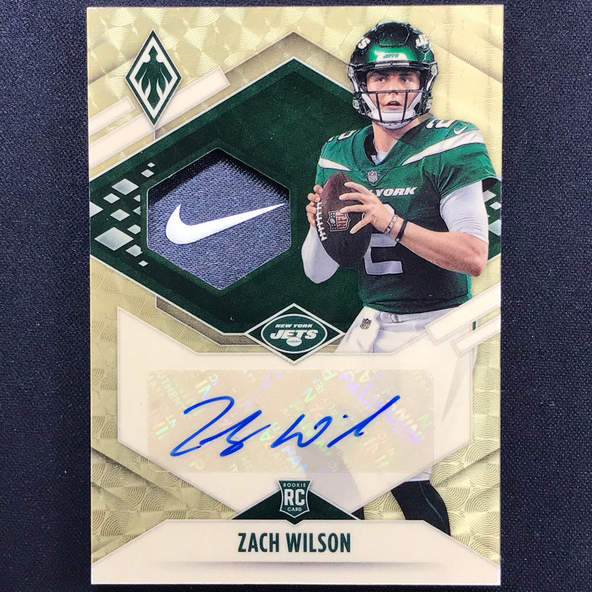 2021 Phoenix Zach Wilson Rps Rookie Patch Auto Laundry Tag Brand Logo 1/1 Nike