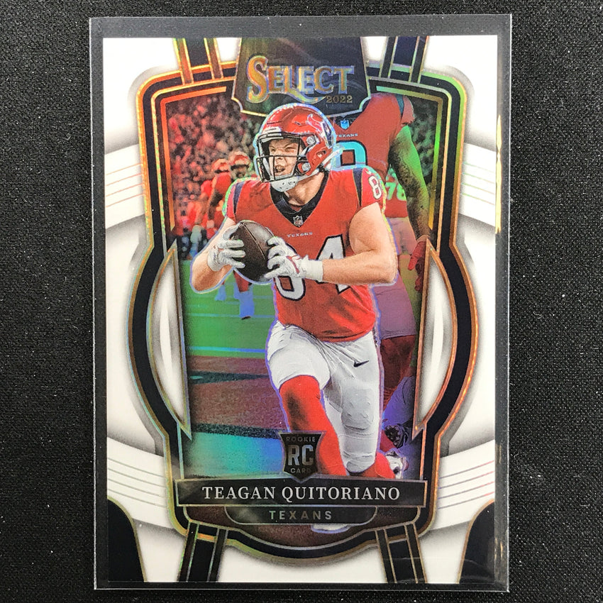 2022 Select Teagan Quitoriano Club Level Rookie White 28/35