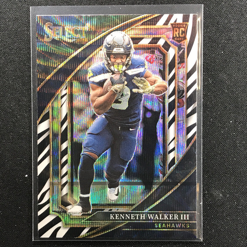 2022 Select Kenneth Walker Iii Suite Level Rookie Zebra Ssp No 388
