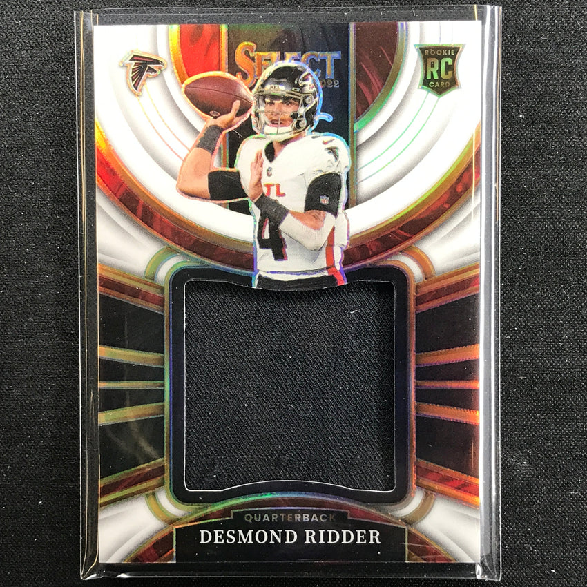 2022 Select Desmond Ridder Jumbo Rookie Swatch Jersey White 74/75