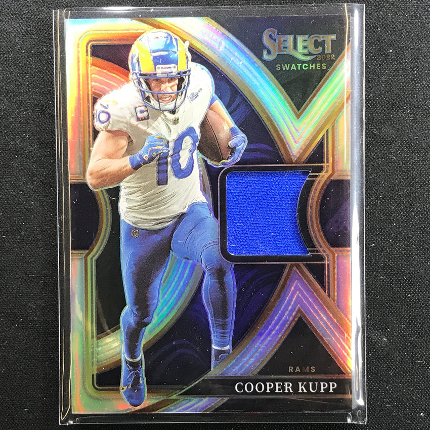 2022 Select Cooper Kupp Select Swatches Jersey Silver Prizm 82/99