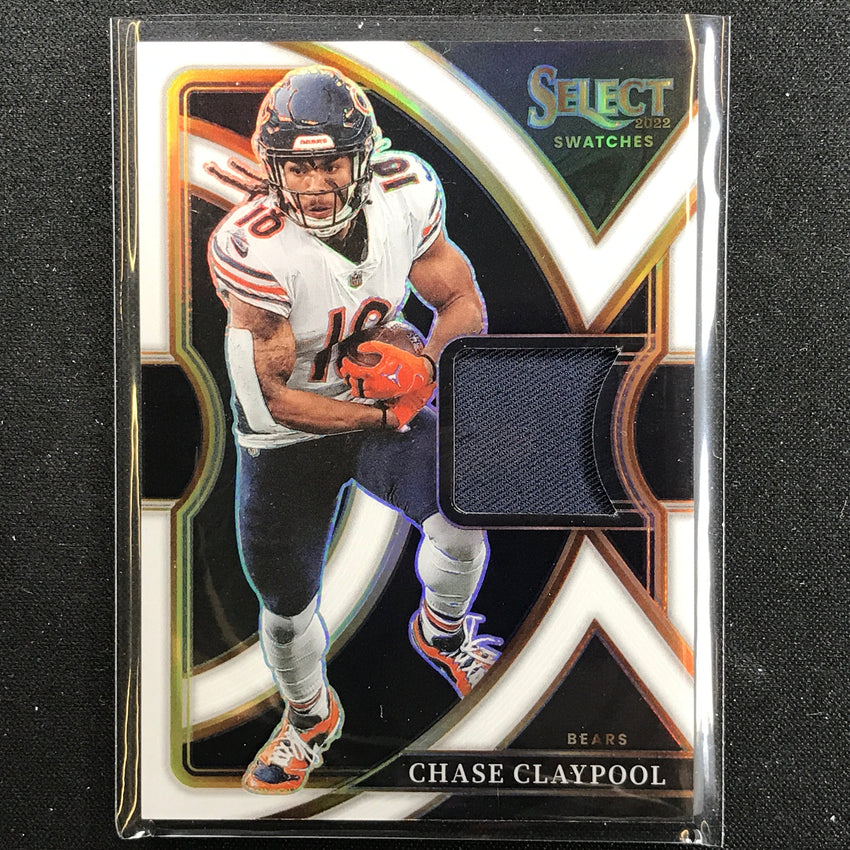 2022 Select Chase Claypool Select Swatches Jersey White 17/75
