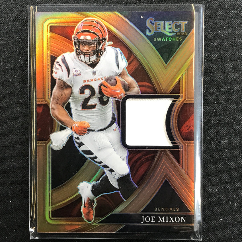 2022 Select Joe Mixon Select Swatches Jersey Copper 13/49