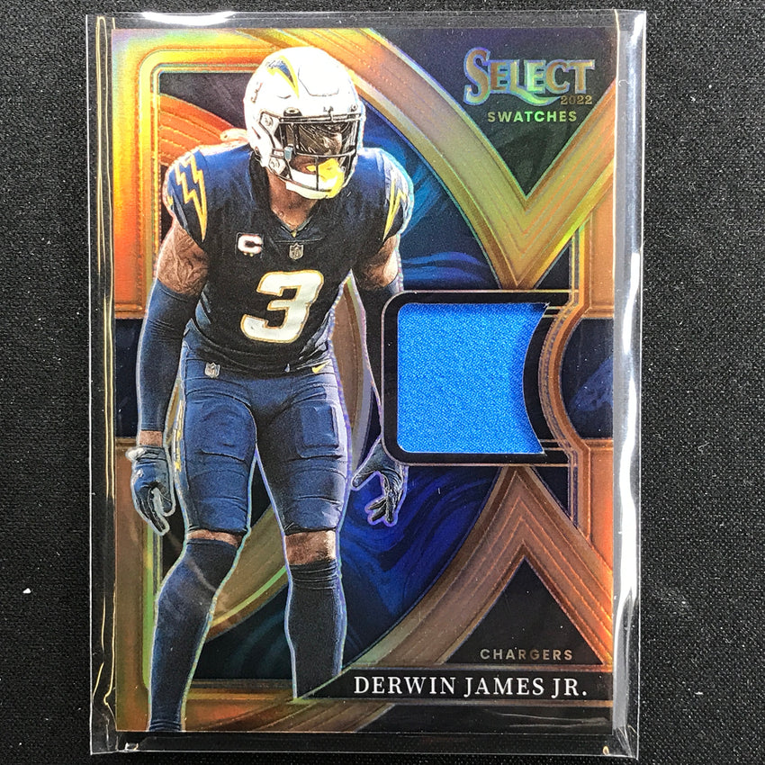 2022 Select Derwin James Jr. Select Swatches Jersey Copper 23/49