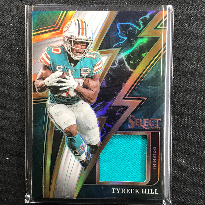 2022 Select Tyreek Hill Sparks Relic Jersey White 48/75