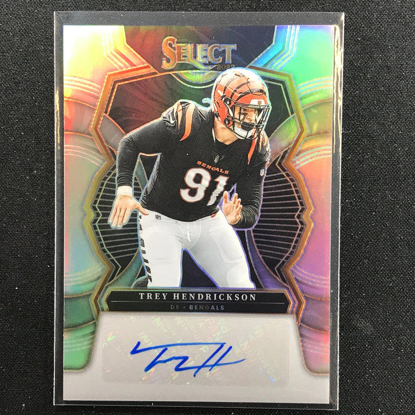2022 Select Trey Hendrickson Signatures Auto Silver Prizm 6/99