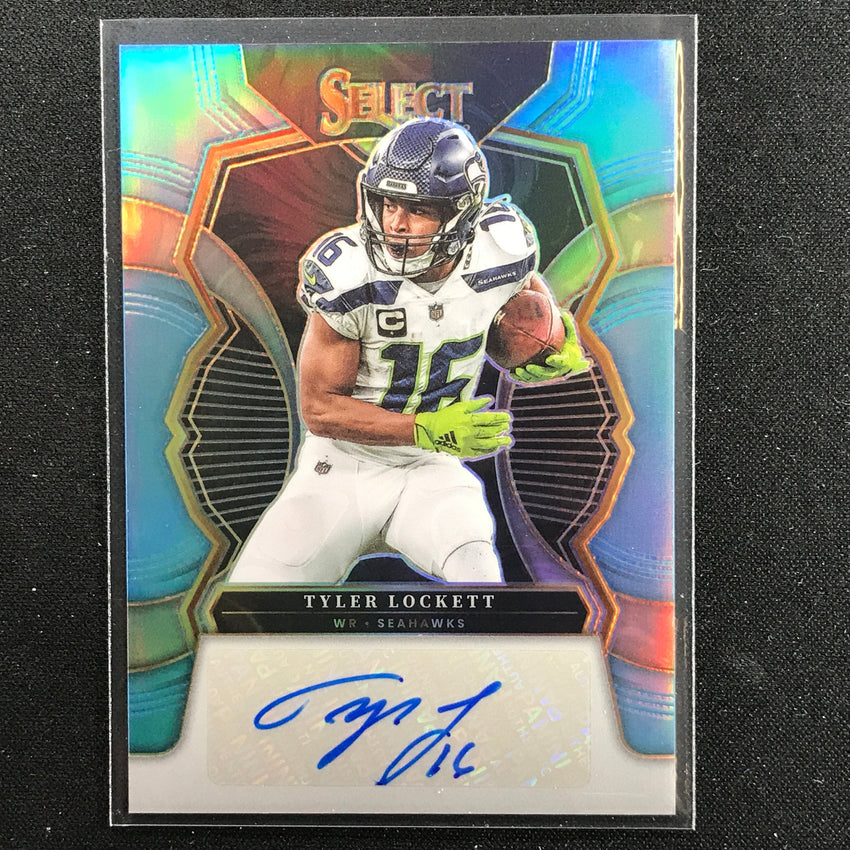 2022 Select Tyler Lockett Signatures Auto Light Blue 30/35