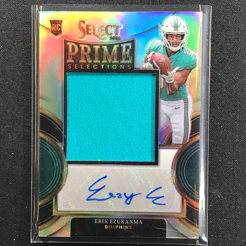 2022 Select Erik Ezukanma Prime Selections Rookie Jersey Auto Silver 49/99