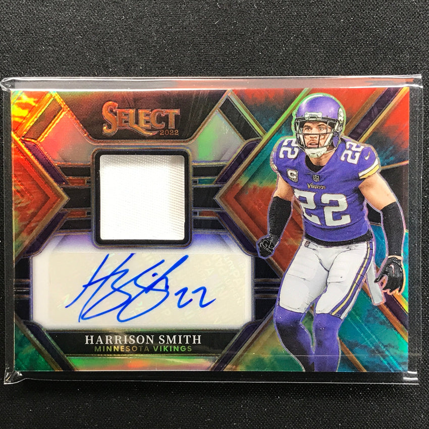 2022 Select Harrison Smith Signatures Memorabilia Patch Auto Tie-dye 10/25