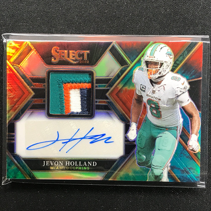 2022 Select Jevon Holland Signatures Memorabilia Patch Auto Tie-dye 20/25