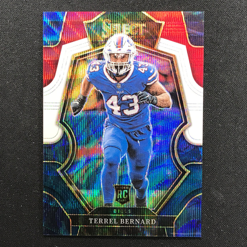 2022 Select Terrell Bernard Premier Level Rookie Tri-color /199 No 113