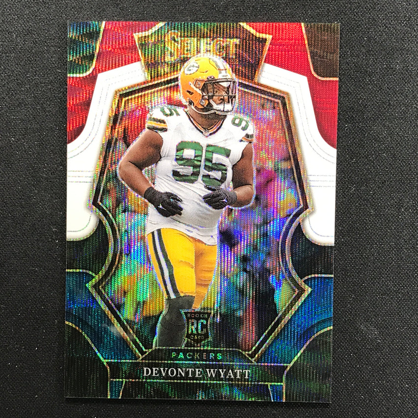 2022 Select Devonte Wyatt Premier Level Rookie Tri-color /199 No 137