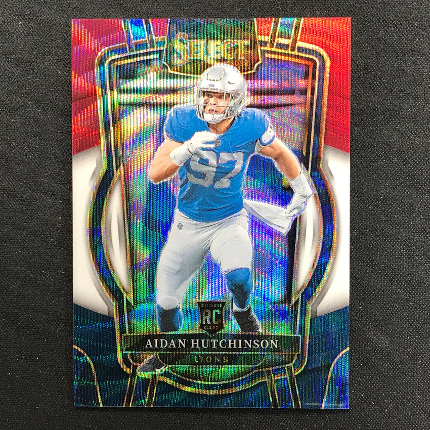 2022 Select Aidan Hutchinson Club Level Rookie Tri-color /149 No 267