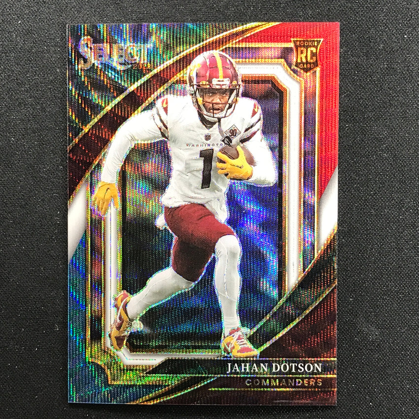 2022 Select Jahan Dotson Suite Level Rookie Tri-color /149 No 311